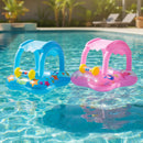 Boia Bebê Piscina Cobertura Infantil Inflável Proteção Solar