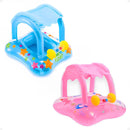 Boia Bebê Piscina Cobertura Infantil Inflável Proteção Solar