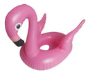 Boia Flamingo Bote Piscina + Pezinho Infantil Meninas Rosa