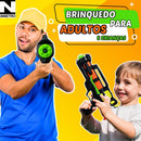 Kit 3 Arminhas de Agua Esguicha Agua Verao Brinquedo Praia Cor Laranja