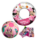 Kit Infantil Boia De Braço + Boia Circular + Bola Inflável