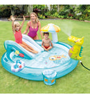 Intex 57165 piscina inflável infantil 160L com escorregador